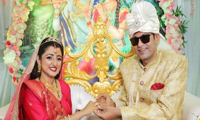 ‘গুজবে কান দেবেন না, এটাই আমার প্রথম বিয়ে’