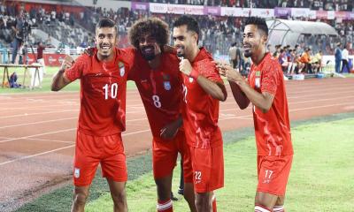 হামজার অভিষেক গোল, বাংলাদেশের দাপুটে জয়