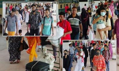 কমলাপুরে যাত্রীর ভিড় নেই, চাপ বাড়তে পারে শুক্রবার