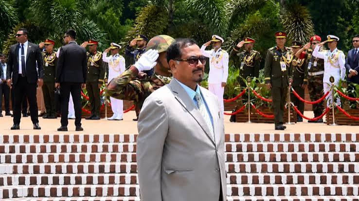 জাতীয় স্মৃতিসৌধে ভারপ্রাপ্ত রাষ্ট্রপতির শ্রদ্ধা